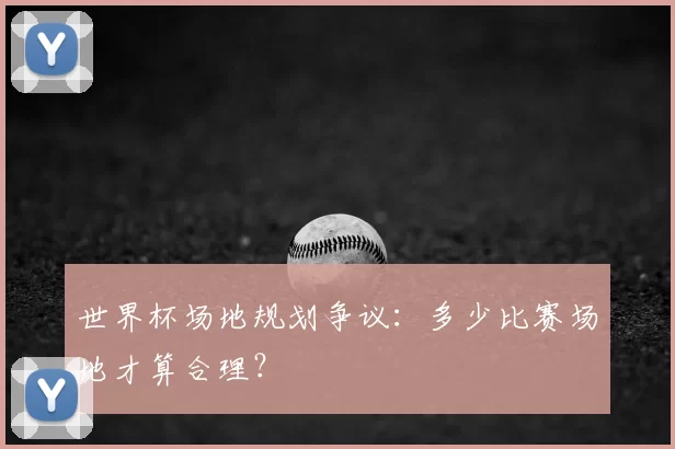 世界杯场地规划争议:多少比赛场地才算合理?